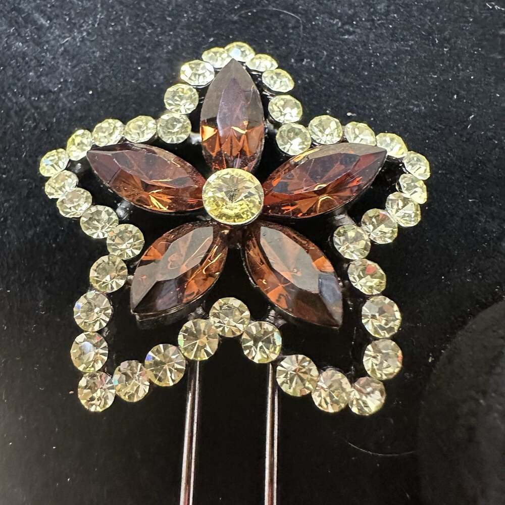 Cara New York Rhinestone Hair Pin Elegant Fancy Wedding Prom Formal Gorgeous #14